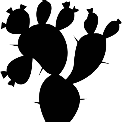 (s304-A) Cactus Silhouette