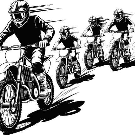 (307-01-3J) Motocross Family