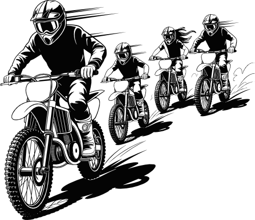 (307-01-3J) Motocross Family