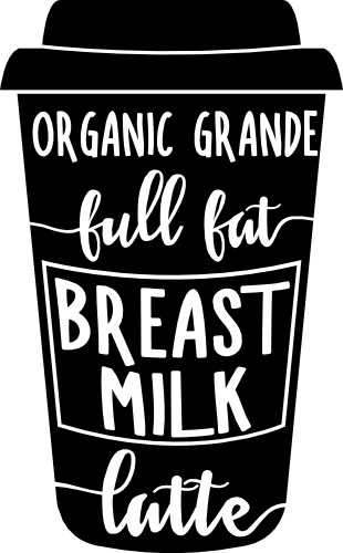 (s308-2L) Organic Grande Full Fat Breast Milk Latte