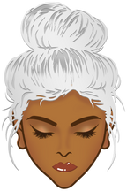 (309-03-2) African American Messy Bun Mom