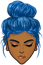 (309-03-2) African American Messy Bun Mom