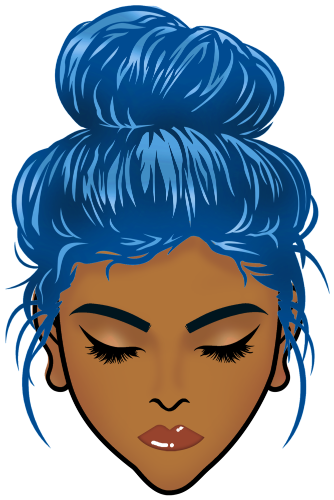 (309-03-2) African American Messy Bun Mom
