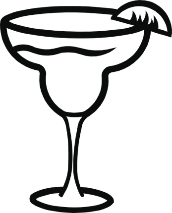 (s310-1-H) Margarita Glass