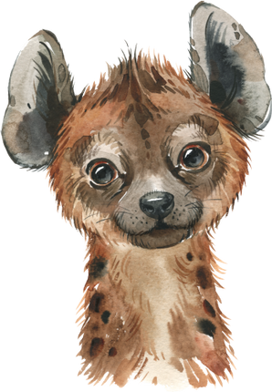 (s313-1-4B) Baby Hyena