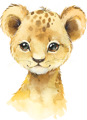 (s313-1-3E) Baby Lion