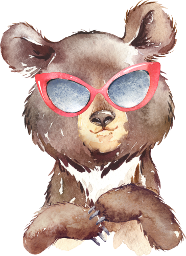 (s313-1-3P-5) Baby Bear Sunglasses
