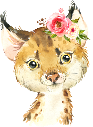 (s313-1-2W-56) Baby Bobcat Flowers