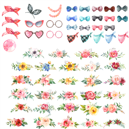 (s313-1-1B-27) Baby Horse Blue Bandana