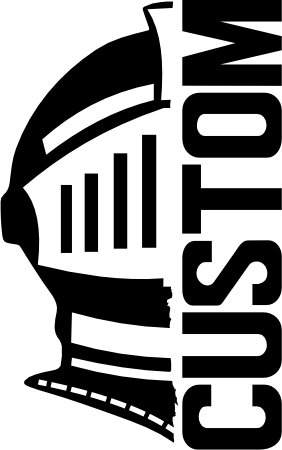 (s317-36-A) Knight Split Mascot Team Name Custom Text