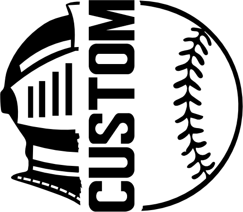 (317-36-E) Knight Split Mascot Baseball Softball Team Custom Iron-On Transfer