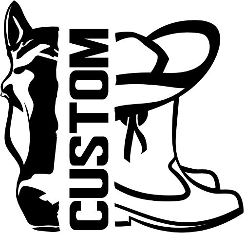 (317-12-T) Horse Mustang Split Mascot Drill Team Team Custom Iron-On Transfer