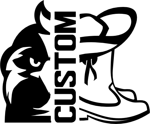 (317-17-T) Blue Jay Cardinal Split Mascot Drill Team Team Custom Iron-On Transfer