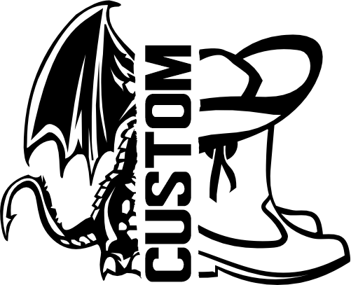 (317-24-T) Dragon Split Mascot Drill Team Team Custom Iron-On Transfer