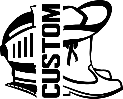 (317-36-T) Knight Split Mascot Drill Team Team Custom Iron-On Transfer