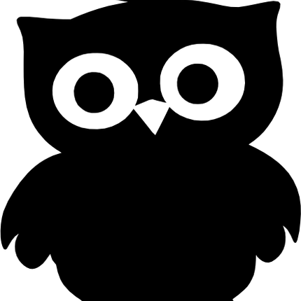 (s031-B) Owl Silhouette