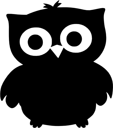 (s031-B) Owl Silhouette