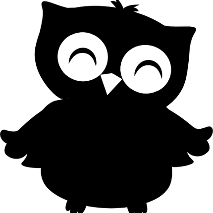 (s031-C) Owl Silhouette