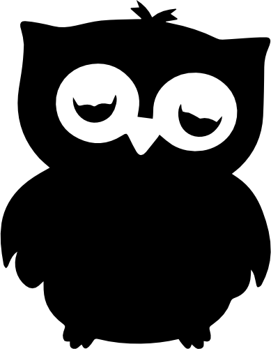(s031-D) Owl Silhouette