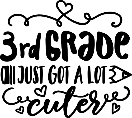 (s320-3) 3rd Grade just got a lot Cuter!