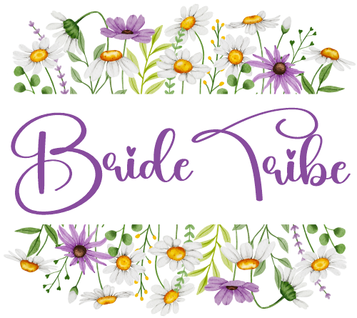 (325-2-3H) Bridal Wedding Party Watercolor Daisy Border Custom Text