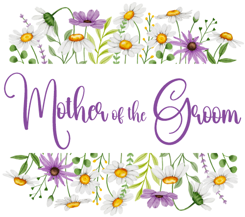 (325-2-3H) Bridal Wedding Party Watercolor Daisy Border Custom Text