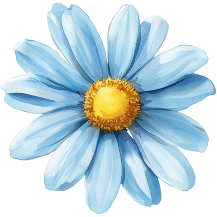 (325-02) White Daisy Single Flower