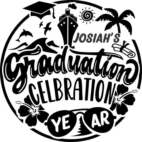 (329-01-2H) Block Name Graduation Celebration Year