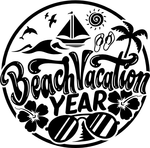 (329-02-1L) Beach Vacation Year