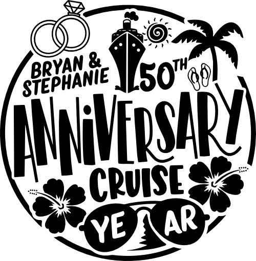 (329-02-1Y) Anniversary Cruise Year Add Optional Names