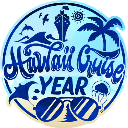 (329-2B) Hawaii Cruise Stingray Jellyfish Year