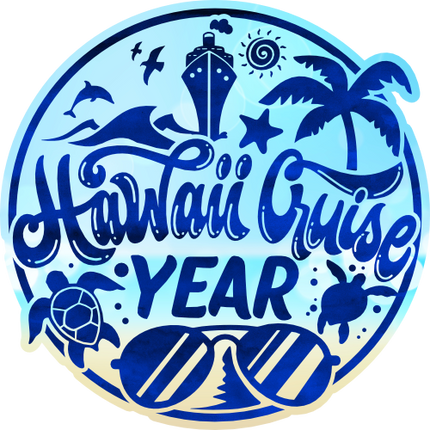 (329-2C) Hawaii Cruise Turtles Year