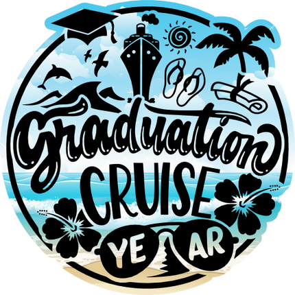 (329-1V) Graduation Cruise Year Add Optional Name