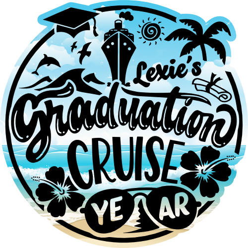 (s329-1V) Graduation Cruise Year Add Optional Name