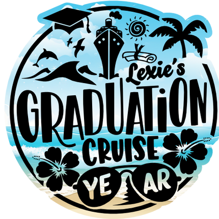 (329-1W) Graduation Cruise Year Add Optional Name