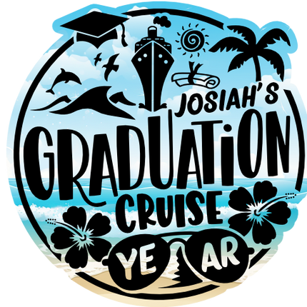 (329-1W) Graduation Cruise Year Add Optional Name
