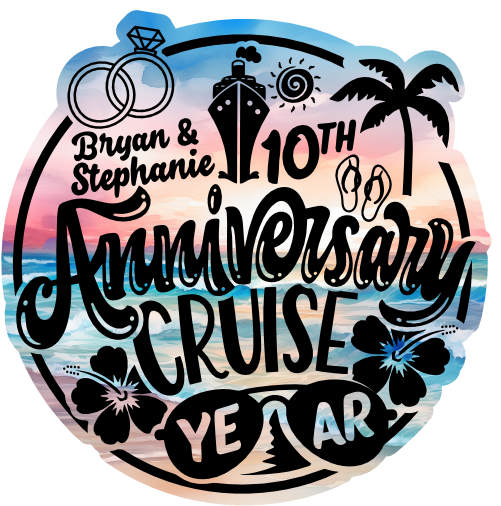 (s329-1X) Anniversary Cruise Year Add Optional Names