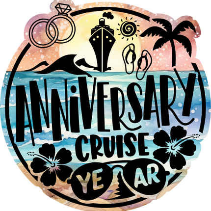 (329-1Y) Anniversary Cruise Year Add Optional Names