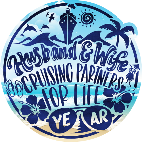 (s329-1O) Husband & Wife Cruising Partners for Life Year