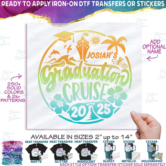 (s329-1-V) Graduation Cruise Year Add Optional Name