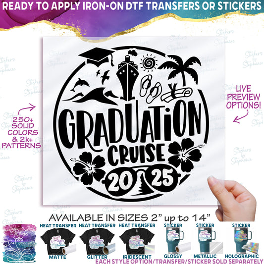 (s329-1-W) Graduation Cruise Year Add Optional Name