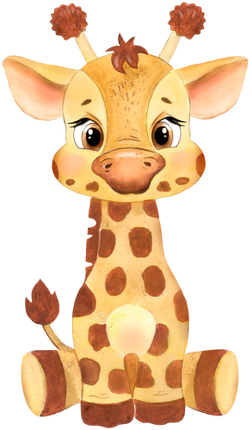 (s330-1-C) Baby Giraffe