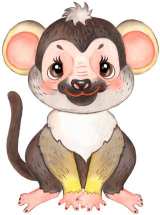 (s330-1-L) Baby Monkey