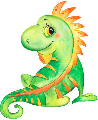 (s330-1-O) Iguana