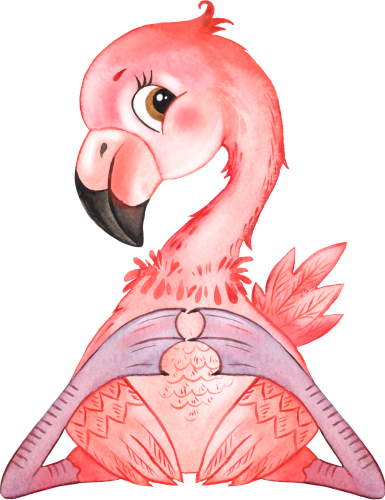 (s330-1-Q) Flamingo
