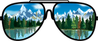 (332-3-B) Lake Reflection Sunglasses