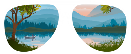 (332-03-C) Lake Reflection Sunglasses