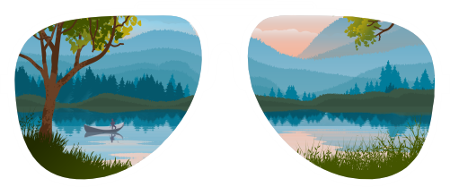 (s332-3-C) Lake Reflection Sunglasses