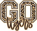 (s334-1) Go Tigers Leopard Print