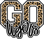 (s334-1) Go Tigers Leopard Print